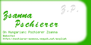 zsanna pschierer business card